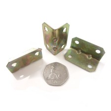 CORNER BRACE SUPPORT WOOD WORKING 39mm x 21mm REPAIR FIXING BRACKET JOIN H952