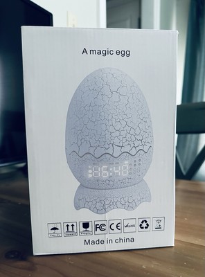   Dragon Egg Clock | Alarm Clock | Colors Night Light | Lullaby Sound