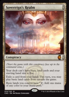 [4x] Sovereign's Realm Near Mint, English Conspiracy: Take the Crown MTG Magic