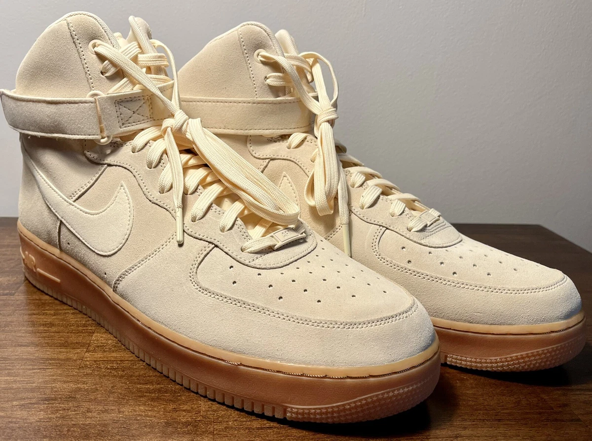 Men's Nike AF1 Air Force 1 High 07 LV8 AA1118-100 Suede Muslin - SIZE  17 