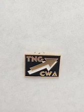 Vintage TNG CWA Lapel Push Back Pin.