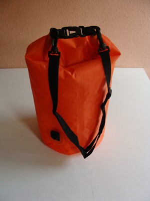 Wasserdichte Trockentasche 10 Liter – Orange, Mit Roll-Top-Verschluss