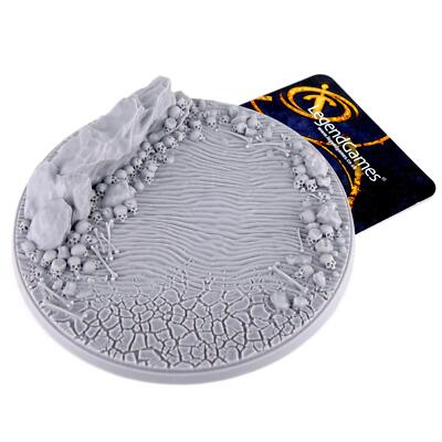 Wargaming Bases - Skull Sand - 100mm - Warhammer und andere TTRPG Spiele