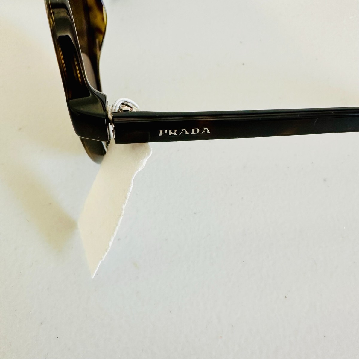 PRADA TORTOISE SHELL SUNGLASSES SPR22R 2AU-8C1 100% UV PROTECTION MADE IN ITALY VF-VintageEcomm-  main image 2