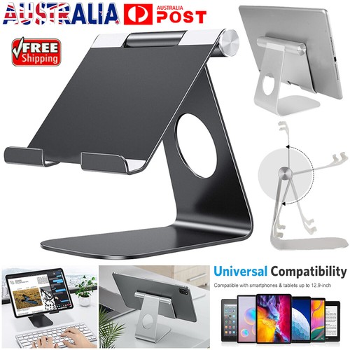 Universal Desk Stand Mobile Phone Stand Holder For Tablet iPad iPhone Samsung AU - Picture 1 of 12