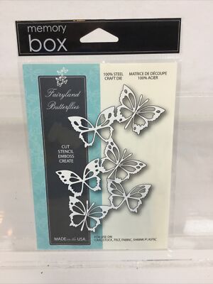 Memory Box FAIRYLAND BUTTERFLIES # 99078 die cut 873980990780 | eBay