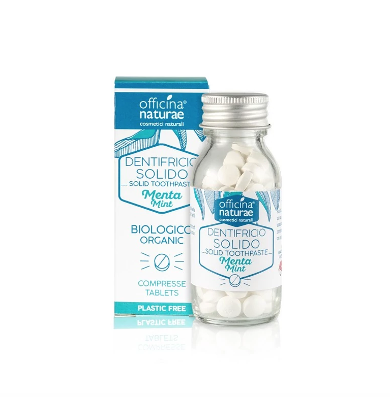Officina Naturae Dentifricio in Pastiglie Menta Nickel Tested Bio Vegano
