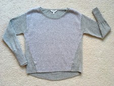 ATHLETA BRINDLE CREW SWEATER IN HEATHER GREY SIZE M EXCELLENT CLEAN GUARANTEED