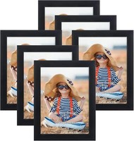 Exyglo Bilderrahmen Set 15X20Cm Schwarz Fotorahmen Collage