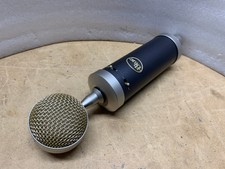 Blue Baby Bottle Condenser Microphone W/ Wood Box- Mint! Make Offer!