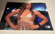 Raquel Rodriguez Signed 8x10 beckett bas Wwe