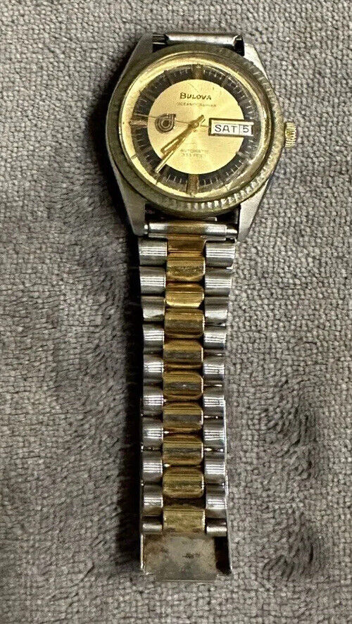 Bulova Oceanographer VINTAGE 333ft. Day/Date Two-Tone Diver Bulova Oceanographer VINTAGE 333ft. Day/Date Two-Tone Diver