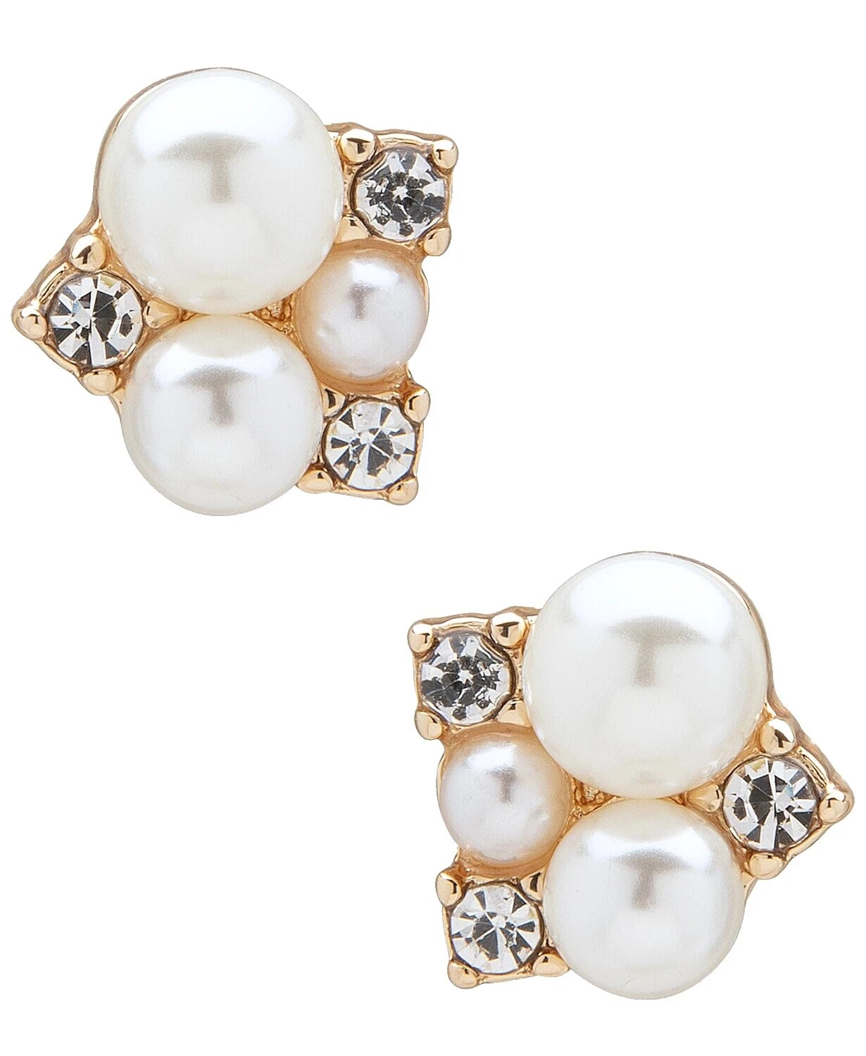 Espiga de Vidrio Perla Anne Klein Pendientes de Moda