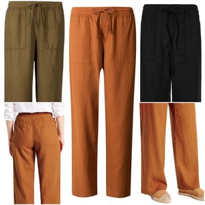 m and s linen trousers womens