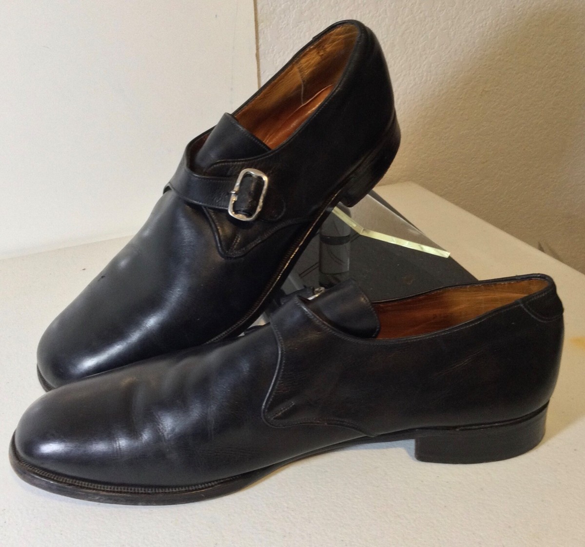 LAUREN RALPH LAUREN レザーシューズ　us6.5 黒 未使用品 Buy Lauren Ralph Lauren Black Pebbled Leather Loafer Shoes from