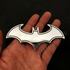 Big 3d Metal Chrome Batman Dark Knight Mask Car Emblem Badge Decal Sticker