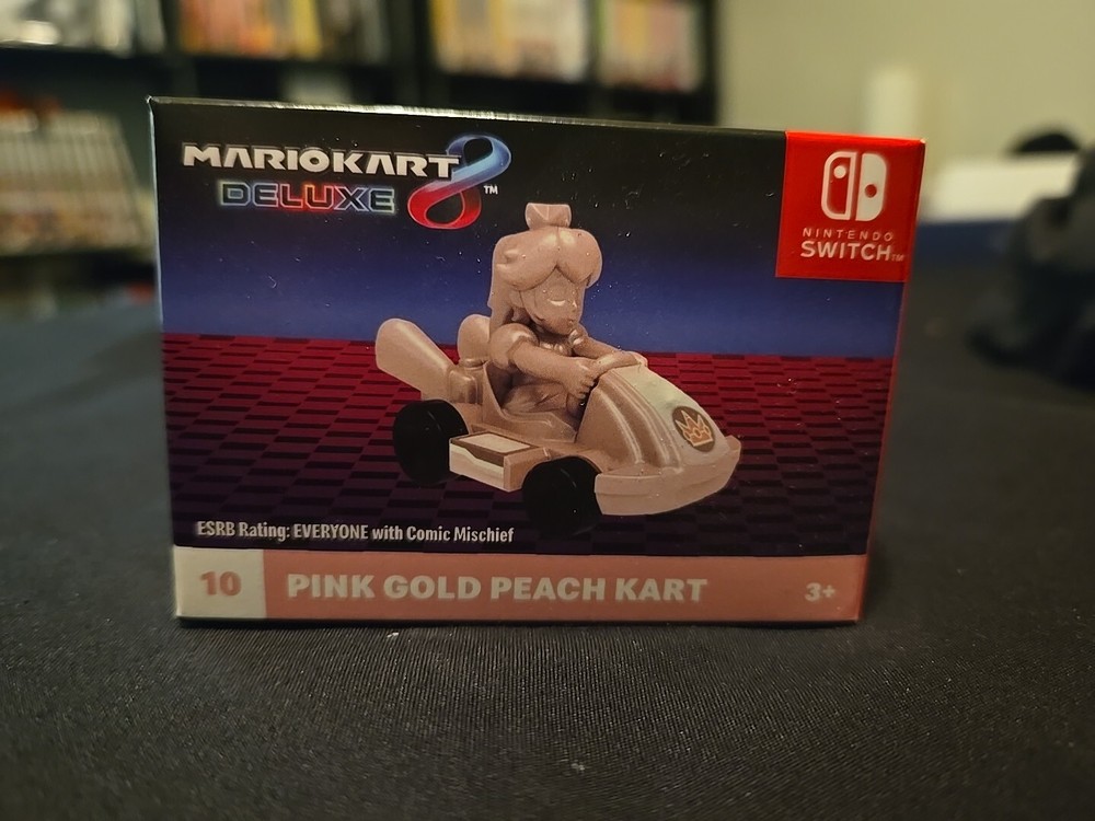 Pink Gold Peach Mario Kart 8 Deluxe Happy Meal Toy Nintendo 2024