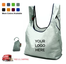 Custom Printed Reusable Ripstop Nylon Bags - Wholesale Logoed Eco-Friendly Bags