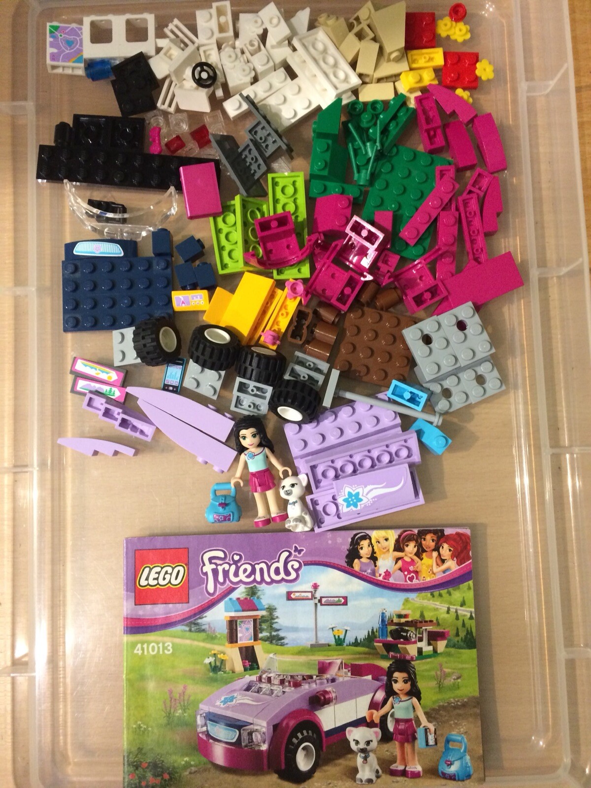 Lego Friends 41013 Emma’s Sports Car Complete Set With Instructions (Be