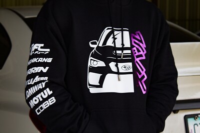 Subaru With Wing Car Design Sweat à capuche homme personnalisé