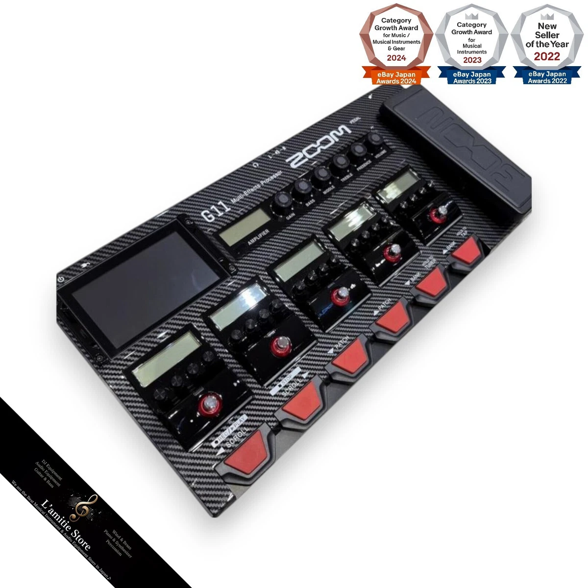 ZOOM G11 Multi-Effects Processor for Guitarists Guitar Effecter