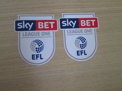 Sporting ID Sleeve Patches Sky Bet League 1 2016-2018 Aufnäher Set