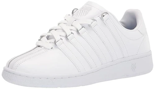 K Swiss Men’s Classic VN White Leather Tennis 07321-101 White