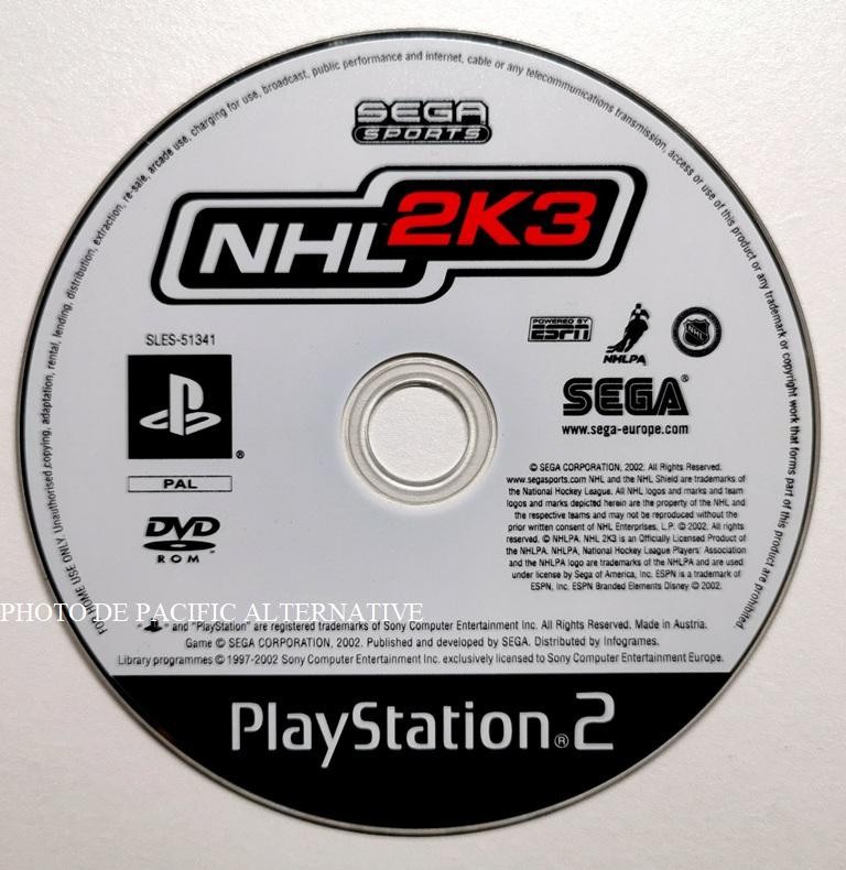 jeu NHL 2K3 pour PLAYSTATION 2 francais PS2 hockey sur glace 2003 sport loose