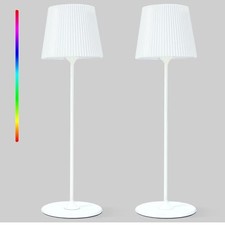 2 Pack Cordless Table Lamp Rechargeable,LED Lamp with Touch and White