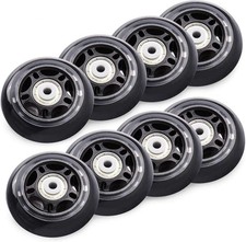 Smooth Riding 70mm Inline Skate Replacement Wheels - 82A Hardness for Indoor Fun