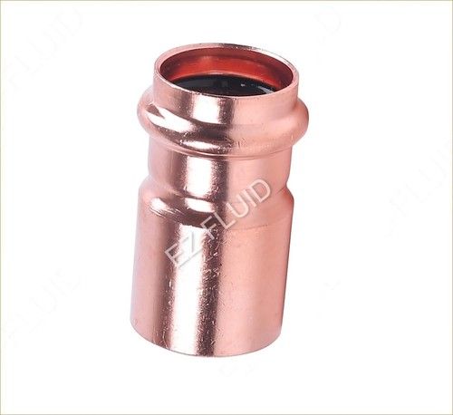 Copper Press Bushing Reducer Coupling FTG x Press 1 x 3/4 Inch 4 PCS Pack