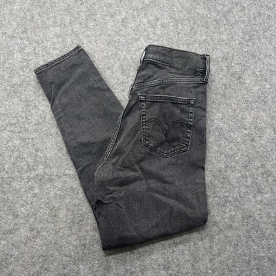 Levi's High Waisted Taper - Damen Jeans Hose, Gr. 27 x L27 grau schwarz GUT