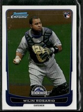 2012 Bowman Chrome #118 Wilin Rosario (RC), Rockies