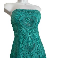 knee length dresses for ladies Reinhart Lace Overlay Mini Dress Jade Green– Selfie Leslie main image 1