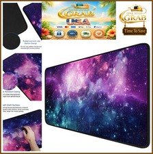 Extra Large Gaming Mouse Pad 31.5x15.7 in Waterproof Non-Slip Rubber Base Galaxy