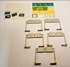 Tyco HO Trucking Overhead Road Signs Lot of 5 with Decals.