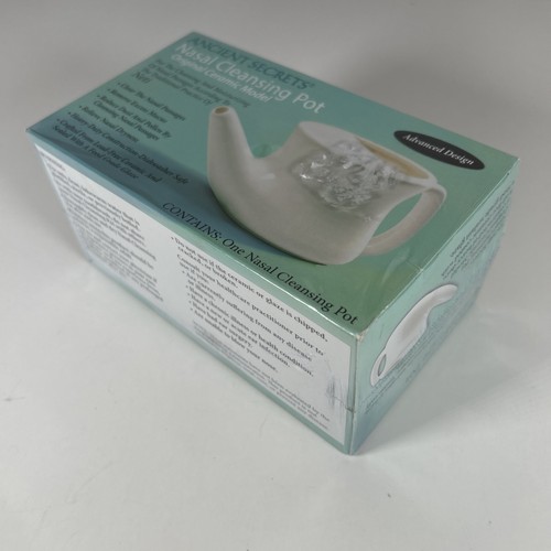 Olla de limpieza nasal Ancient Secrets "Neti Pot" NUEVA SELLADA - Imagen 3 de 4
