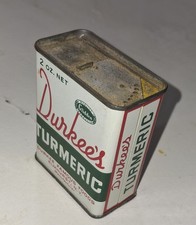Durkees Vintage Spice Tins Ground Turmeric Cloves