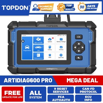 2026 Newest TOPDON AD600 PRO All System Diagnostic Scanner Free Lifetime Update