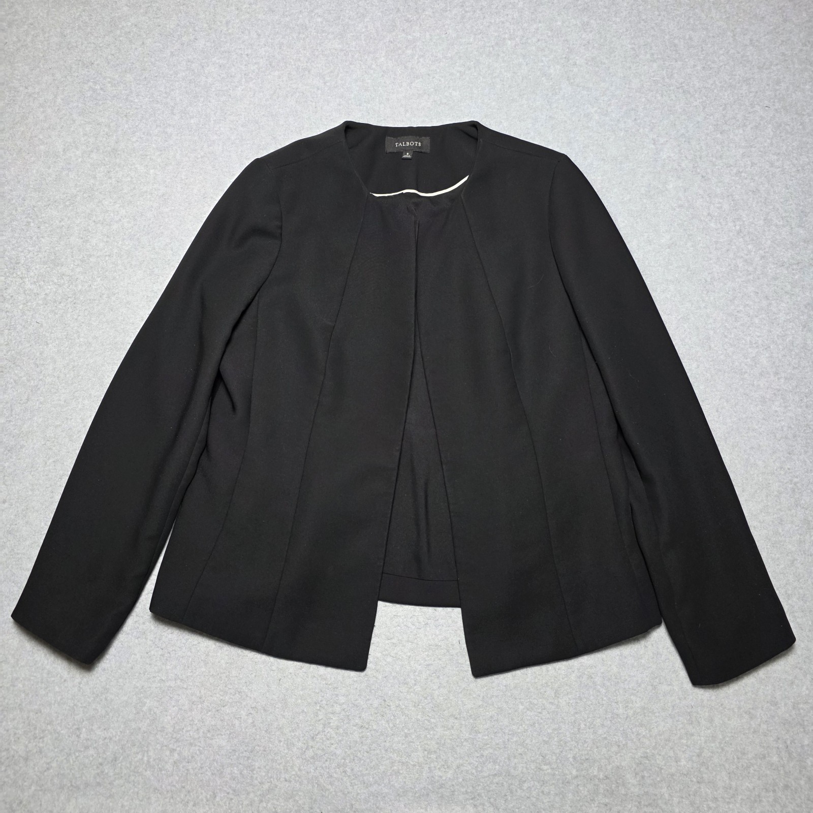 Talbots Women’s 8 Solid Black Polyester Career We… - image 1
