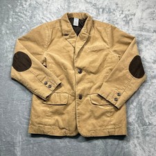 Gymboree Corduroy Blazer Boys Tan Elbow Patches 24017/6620 Size 8