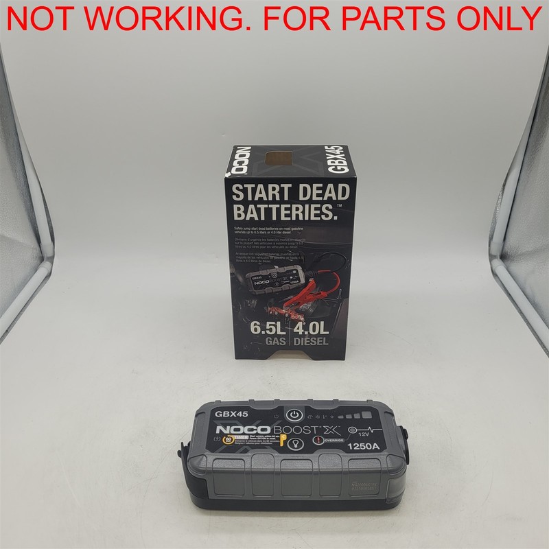 NOCO Boost X GBX45: 1250A UltraSafe Jump Starter – 12V [GBX45] -NOT WORKING-