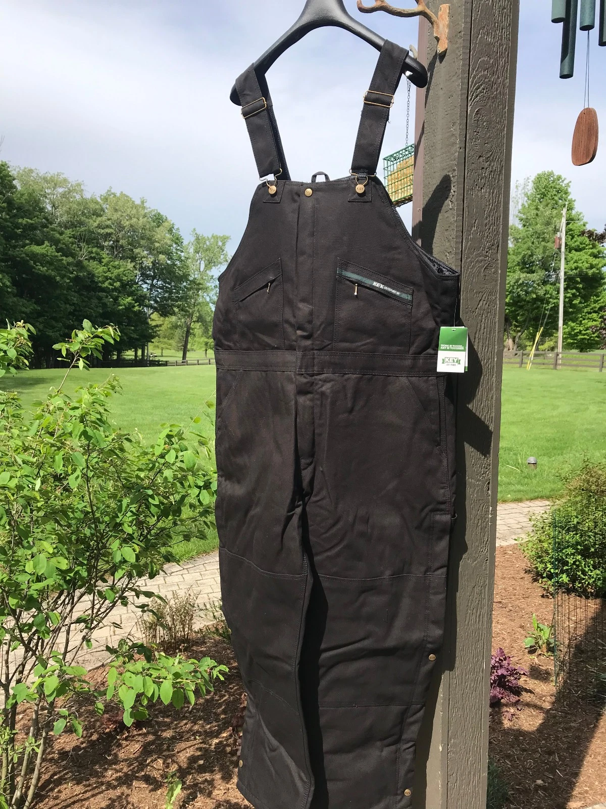 Key Brand Insulated Duck Bib Outdoor Work Overalls #275.01 XLR Black
Opens in a new window or tab