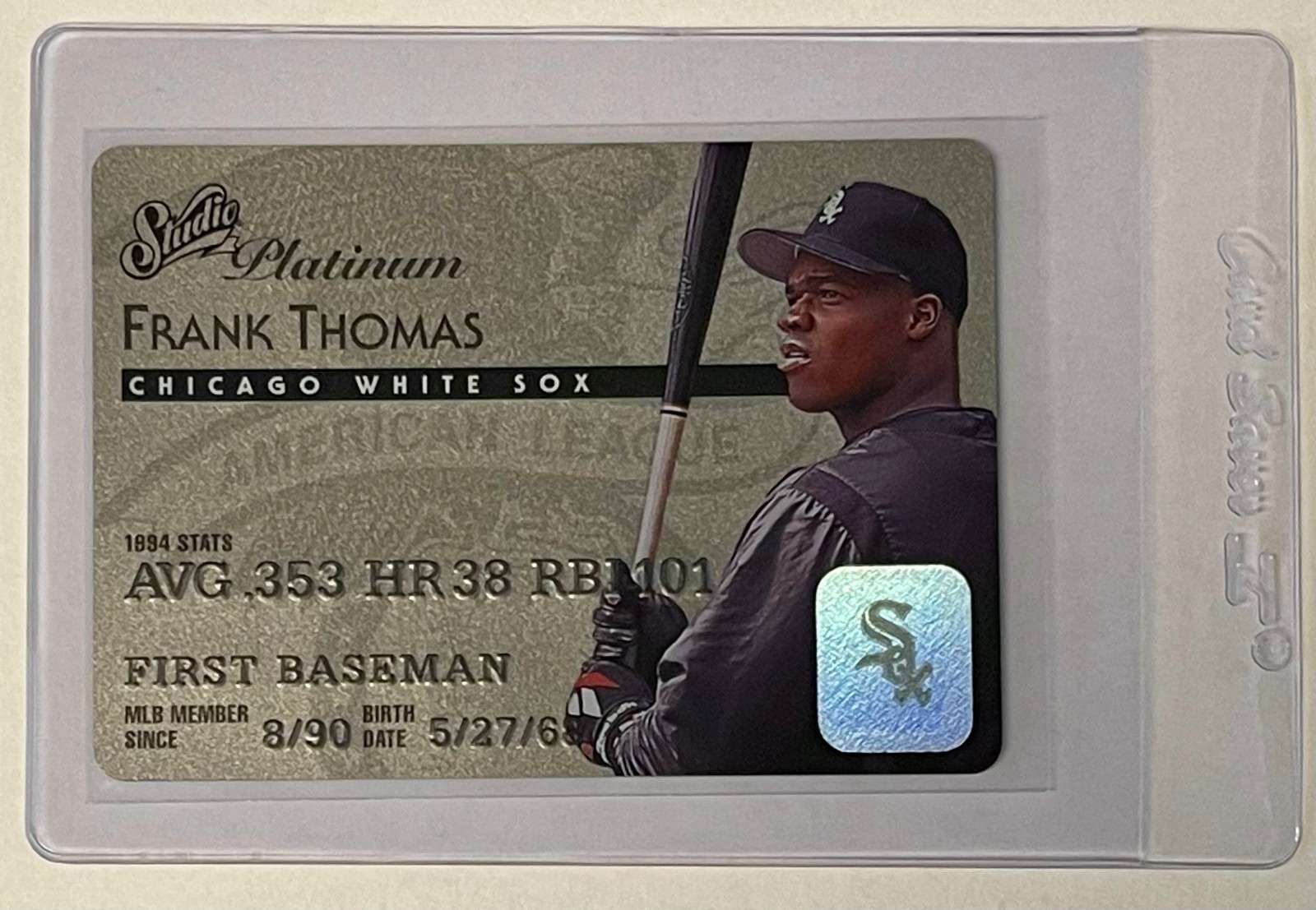 Frank Thomas 1995 Studio Platinum #1