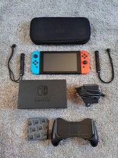 Nintendo Switch V2 Console With Accessories - Neon Blue / Neon Red