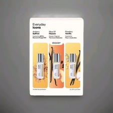 Dossier Everyday Icons Perfume Trio Set 3pc Fragrance Sealed New In BOX