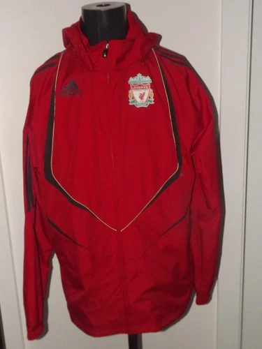 2009 Liverpool Training Rain Jacket Hood Adidas (38/40") Jersey Shirt Camiseta 4