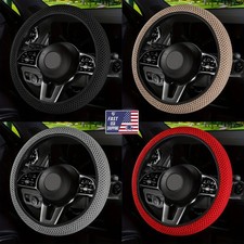 Elastic Stretch Steering Wheel Coverwarm In Winter Cool In Summer Universal
