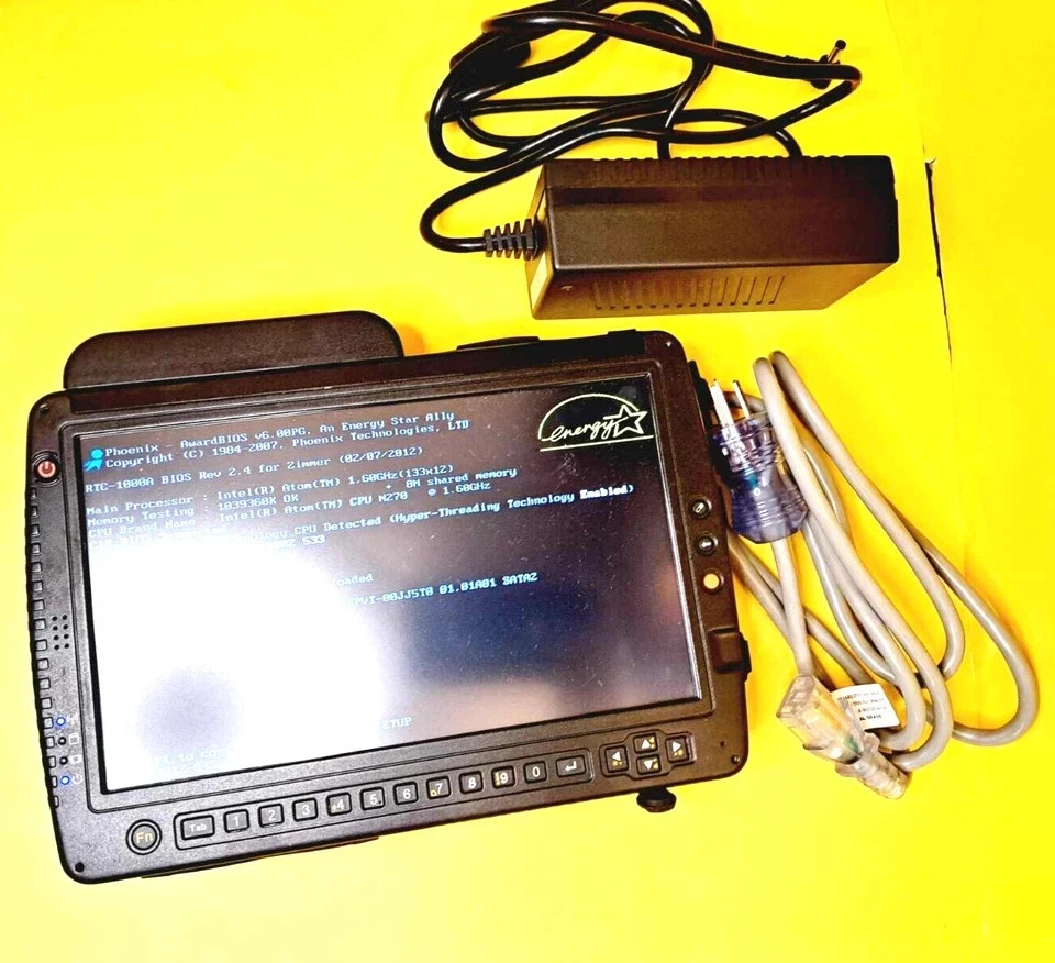 ZIMMER TF-RTC-1000AS SYSTEM CONTROLLER RUGGED TABLET COMPUTER KIT TOUCHSCREEN 🔥 - Image 3 of 4