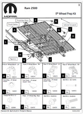 Genuine Mopar 5th Wheel Prep Kit - 2500 82215838AB